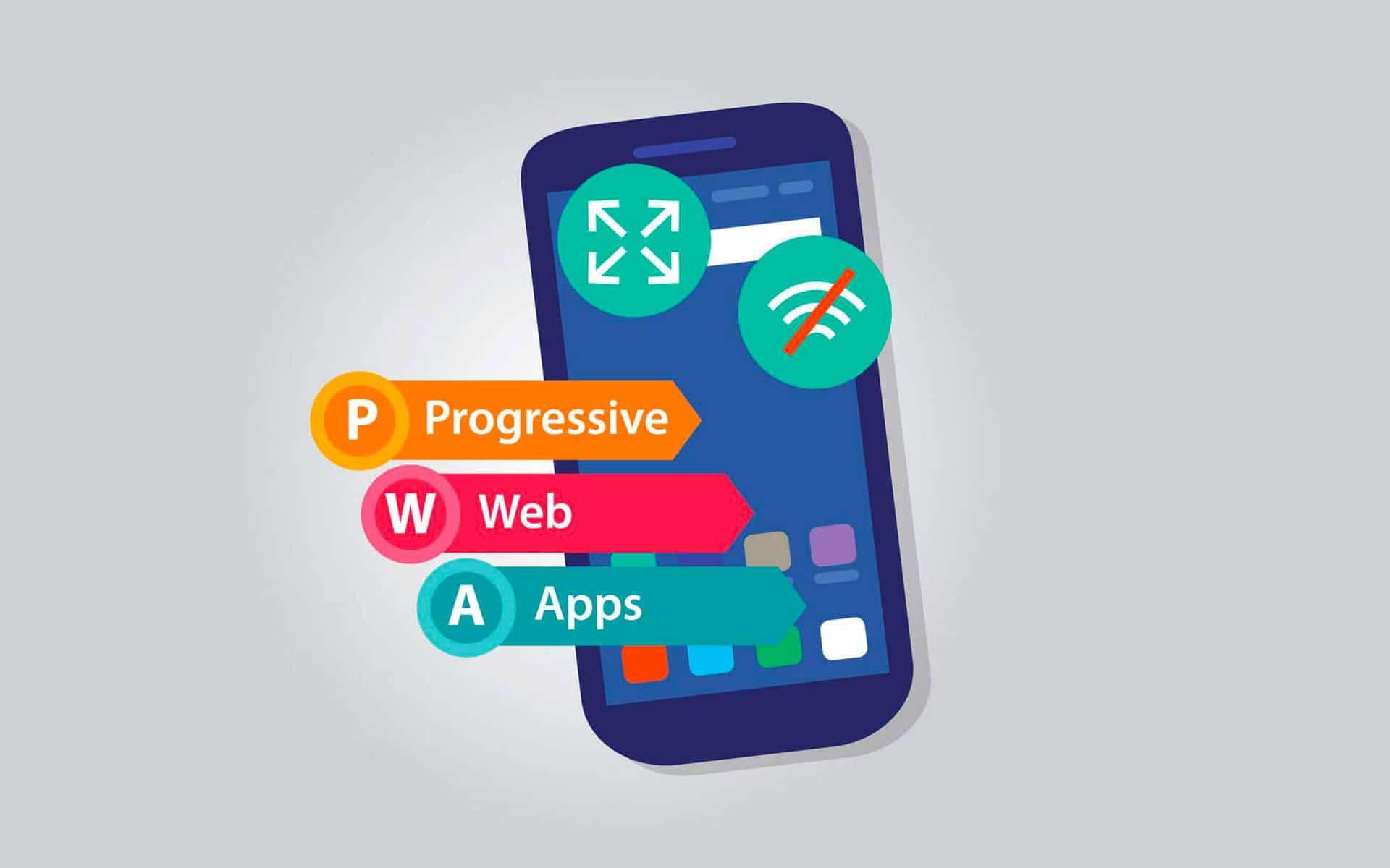 Application is being updated. PWA приложения. Веб-приложения PWA. Прогрессивное веб-приложение. Технология PWA.