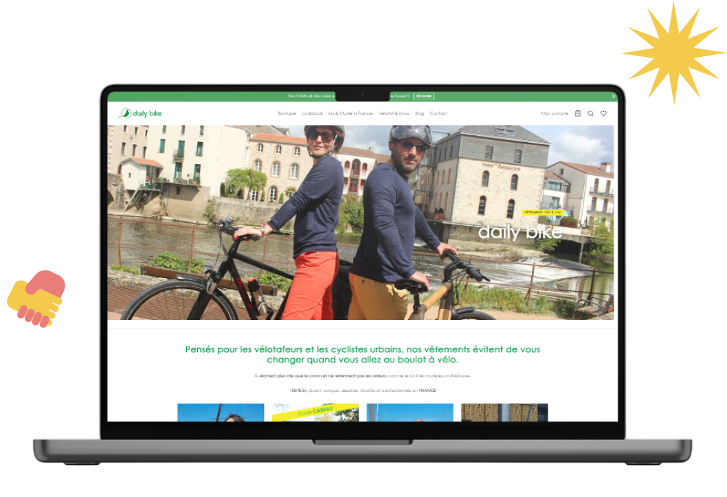 Création site e-commerce Daily Bike